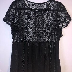 Torrid black lace stop